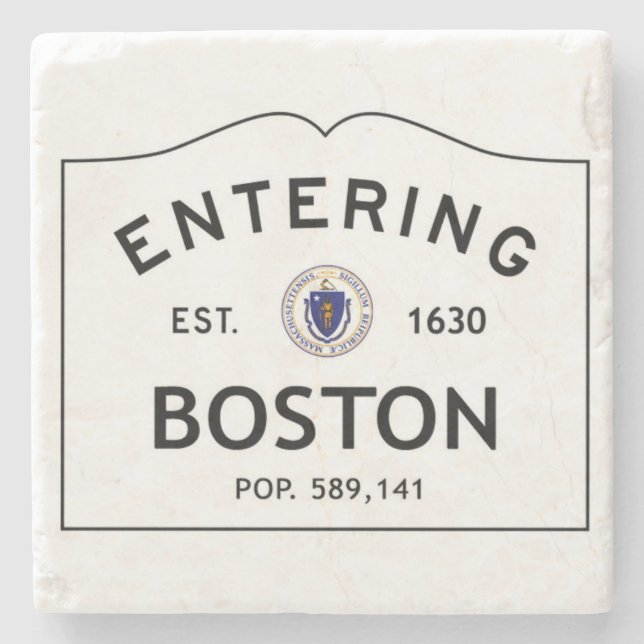 Entering Boston Coaster (Front)
