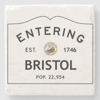 Entering Bristol Marble Coaster Stone Coaster