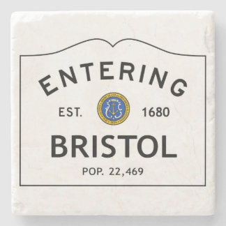 Entering Bristol Marble Coaster Stone Coaster