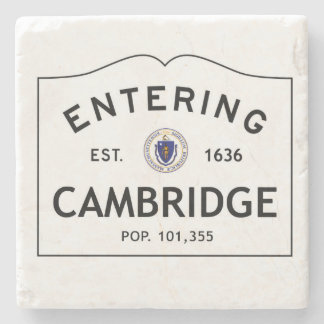 Entering Cambridge Marble Coaster Stone Coaster