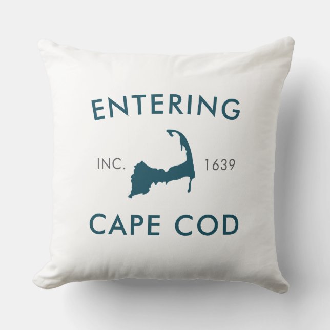 Entering Cape Cod Est 1639 Cushion (Front)
