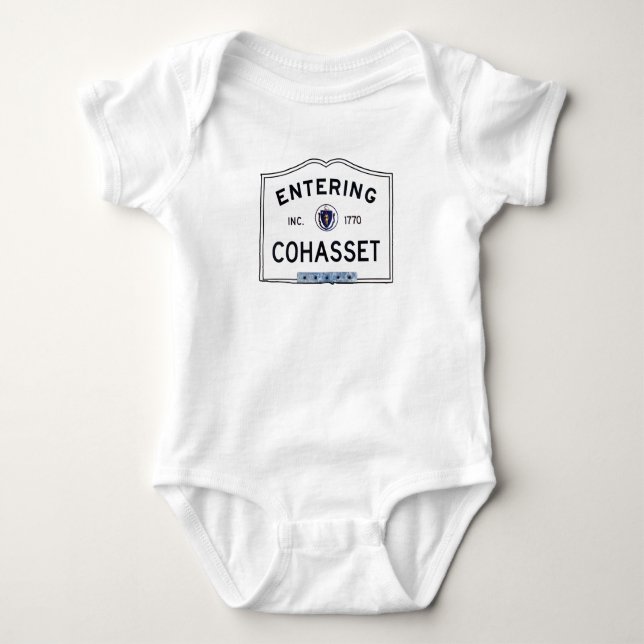 Entering Cohasset Baby Bodysuit (Front)