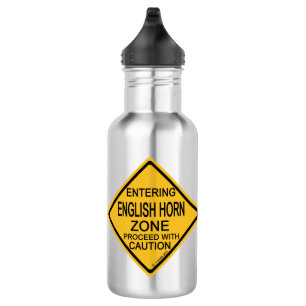 Entering English Horn Zone 532 Ml Water Bottle