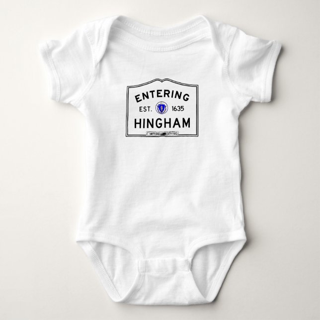 Entering Hingham Baby Bodysuit (Front)
