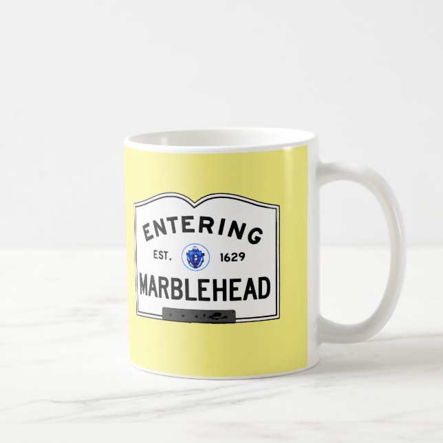 Entering Marblehead Coffee Mug (Right)