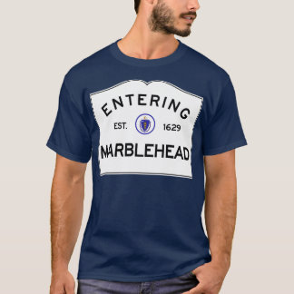Entering Marblehead Commonwealth of Massachusetts  T-Shirt