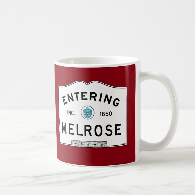 Entering Melrose Coffee Mug (Right)