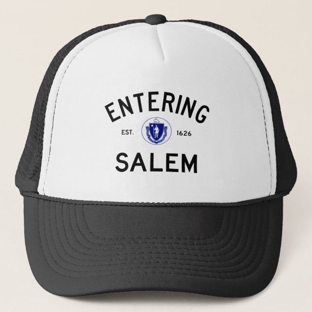 Entering Salem Trucker Hat (Front)
