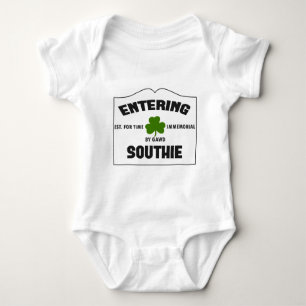 Entering Southie Baby Bodysuit