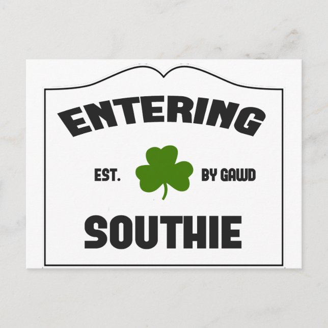Entering Southie Postcard (Front)