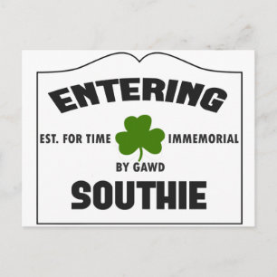 Entering Southie Postcard