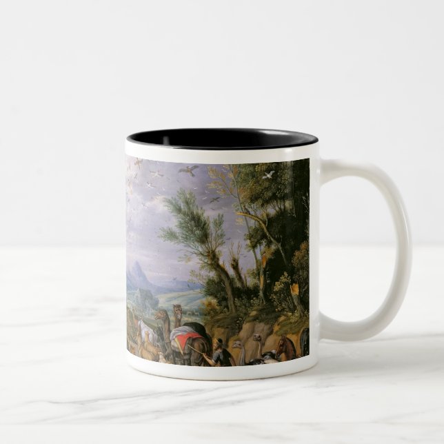 Entering the Ark Two-Tone Coffee Mug (Right)