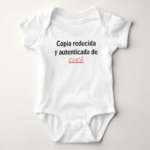 Enterizo copia reducida baby bodysuit