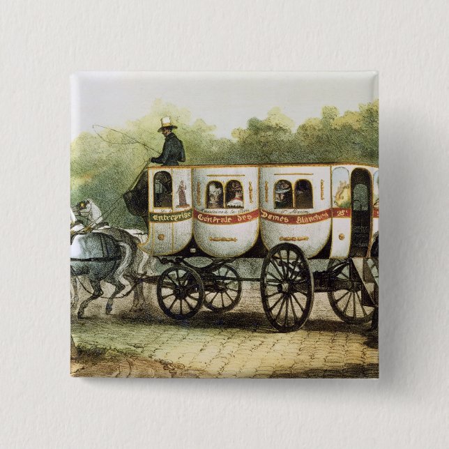 Enterprise Generale des Dames Blanches' 15 Cm Square Badge (Front)