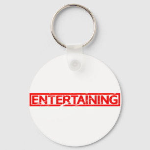 Entertaining Stamp Key Ring