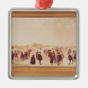 Entertainment on the Ice Metal Ornament