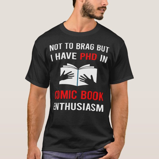 Enthusiasm Comic Books Comics T-Shirt (Front)