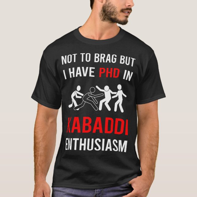 Enthusiasm Kabaddi Kabadi T-Shirt (Front)