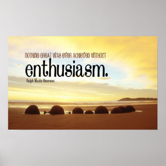 Enthusiasm Motivational Poster