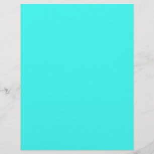Enthusiastic Aqua Blue Turquoise Colour Flyer