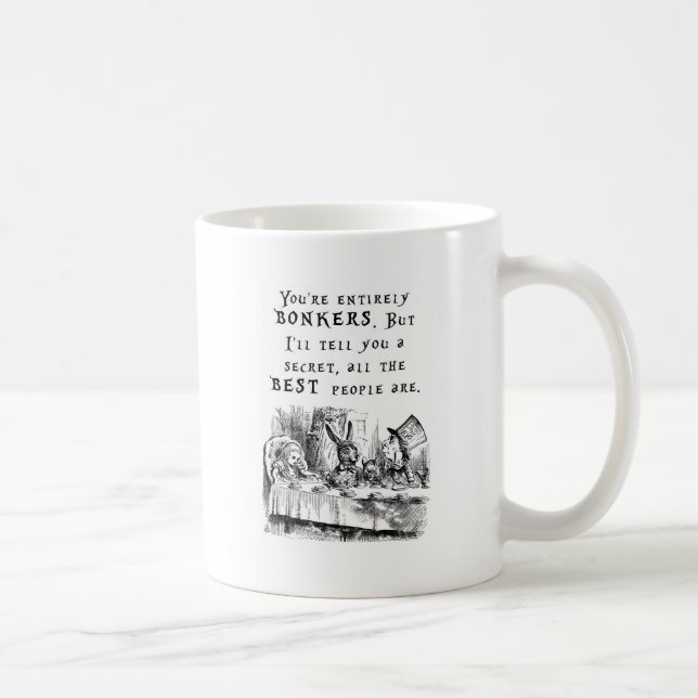entirely bonkers A4 Coffee Mug (Right)