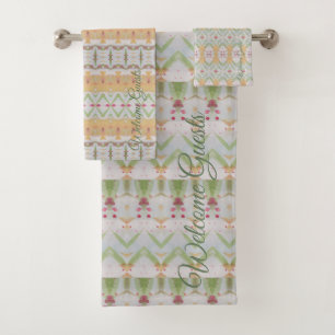 Entirely Different Pretty Prints Towel-set Bath Towel Set