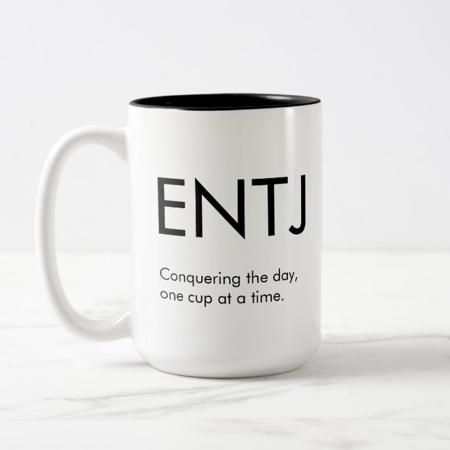 ENTJ Conquering day Mug Gift (Left)