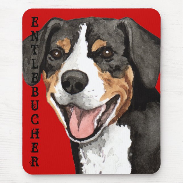 Entlebucher Colour Block Mouse Pad (Front)