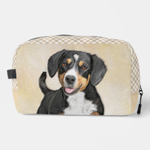 Entlebucher Mountain Dog Painting Original Dog Art Dopp Kit