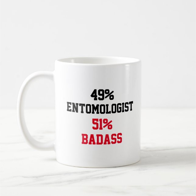 Entomologist Badass Coffee Mug (Left)