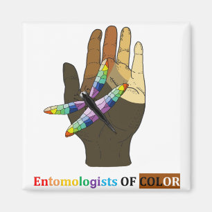 Entomologists of Colour logo Magnet