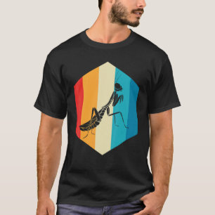 Entomology Entomologists Insect Retro Praying Man T-Shirt