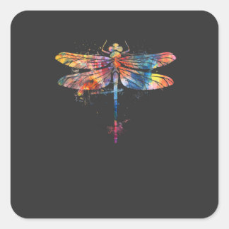 Entomology Insects Entomologist Dragonfly Square Sticker