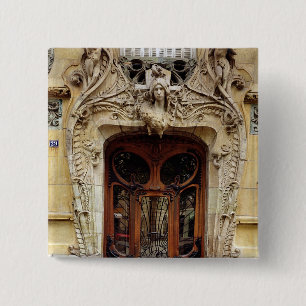 Entrance door to the apartments 15 cm square badge