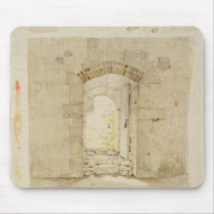 Entrance Gate to the Royal School in Meissen Mouse Pad