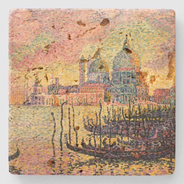 Entrance Grand Canal, Venice | Paul Signac | Stone Coaster (Front)