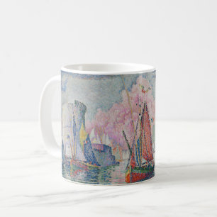Entrance of La Rochelle Harbour, Paul Signac Coffee Mug