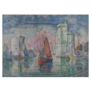 Entrance of La Rochelle Harbour, Paul Signac Cutting Board