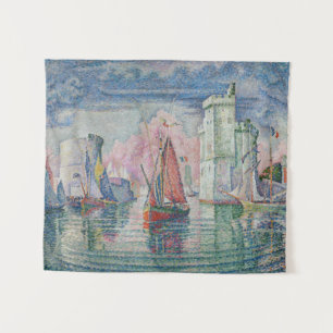Entrance of La Rochelle Harbour, Paul Signac Tapestry