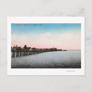 Entrance of Santa Fe RailroadAntioch, CA Postcard