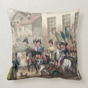 Entrance of the Allies into Paris, March 31st 1814 Cushion
