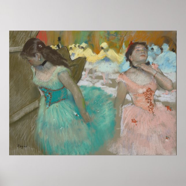 Entrance of the Masked Dancers Degas Poster (Front)