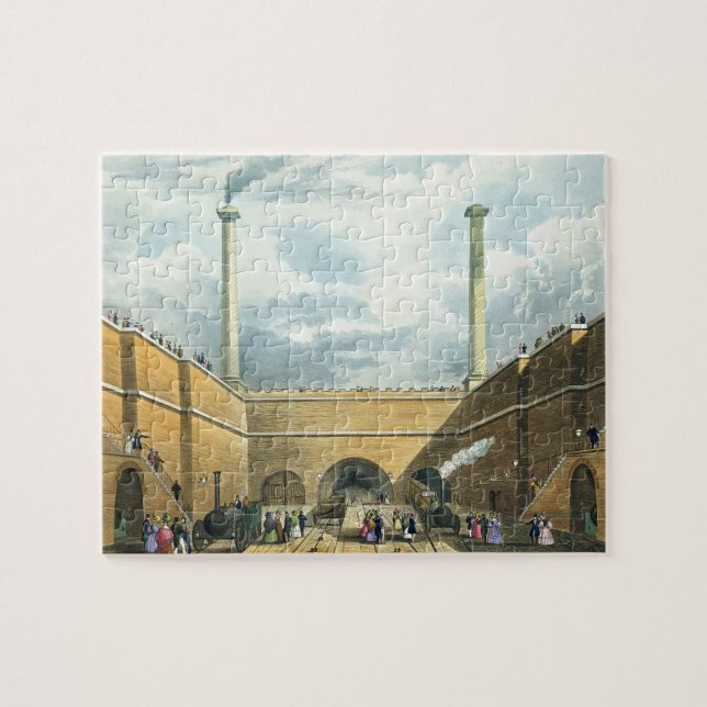 Entrance of the Railway at Edge Hill, Liverpool, p Jigsaw Puzzle (Horizontal)