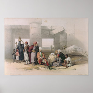 Entrance of the Temple of Amus II at Goorha Poster