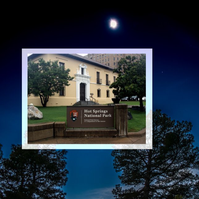 Entrance Sign, Hot Springs National Park, Arkansas Postcard (Creator Uploaded)