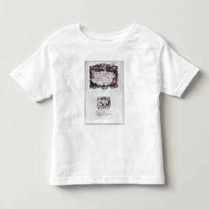 Entrance ticket for the ball in Versailles Toddler T-Shirt
