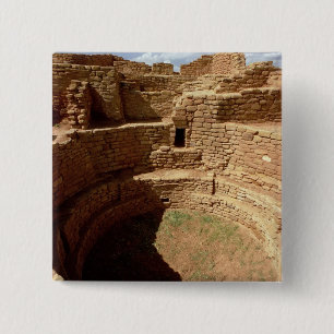 Entrance to a Kiva, built c.11th-14th centuries 15 Cm Square Badge
