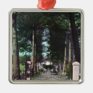 Entrance to Casa Theodore Wagner View Metal Tree Decoration