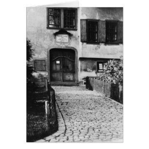 Entrance to Johann Sebastian Bach's  house