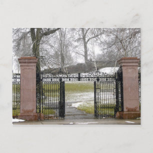 Entrance to Mellon Park, Pittsburgh, PA Postcard